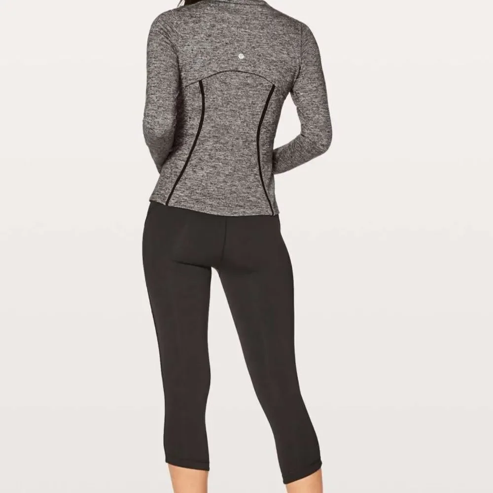 Lululemon Define Jacket Wing Mesh Heathered Black